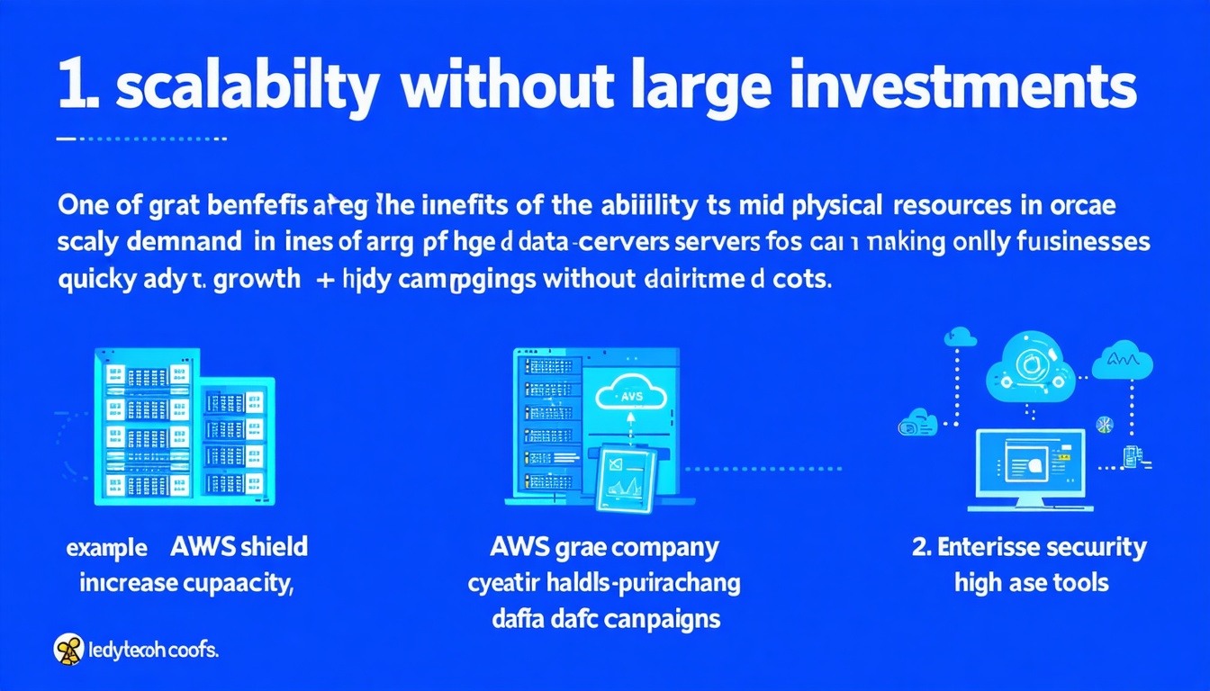 1. Scalability without Large InvestmentsOne of the greatest benefits of AWS is the ability to scale resources on demand. Instead of making large inve